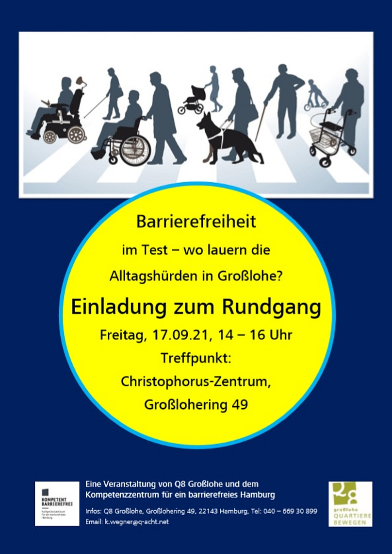 Plakat Rundgang Barrierefreiheit