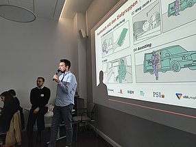 Das Ahoi Projekt wird von Herbert Hartung und Richard Messmann vorgestellt.