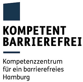 Logo des Kompetenzzentrums für ein barrierefreies Hamburg